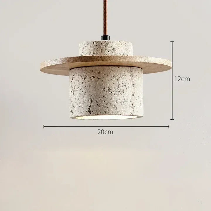 Stonova pendant dimensions: 20cm wide, 12cm high